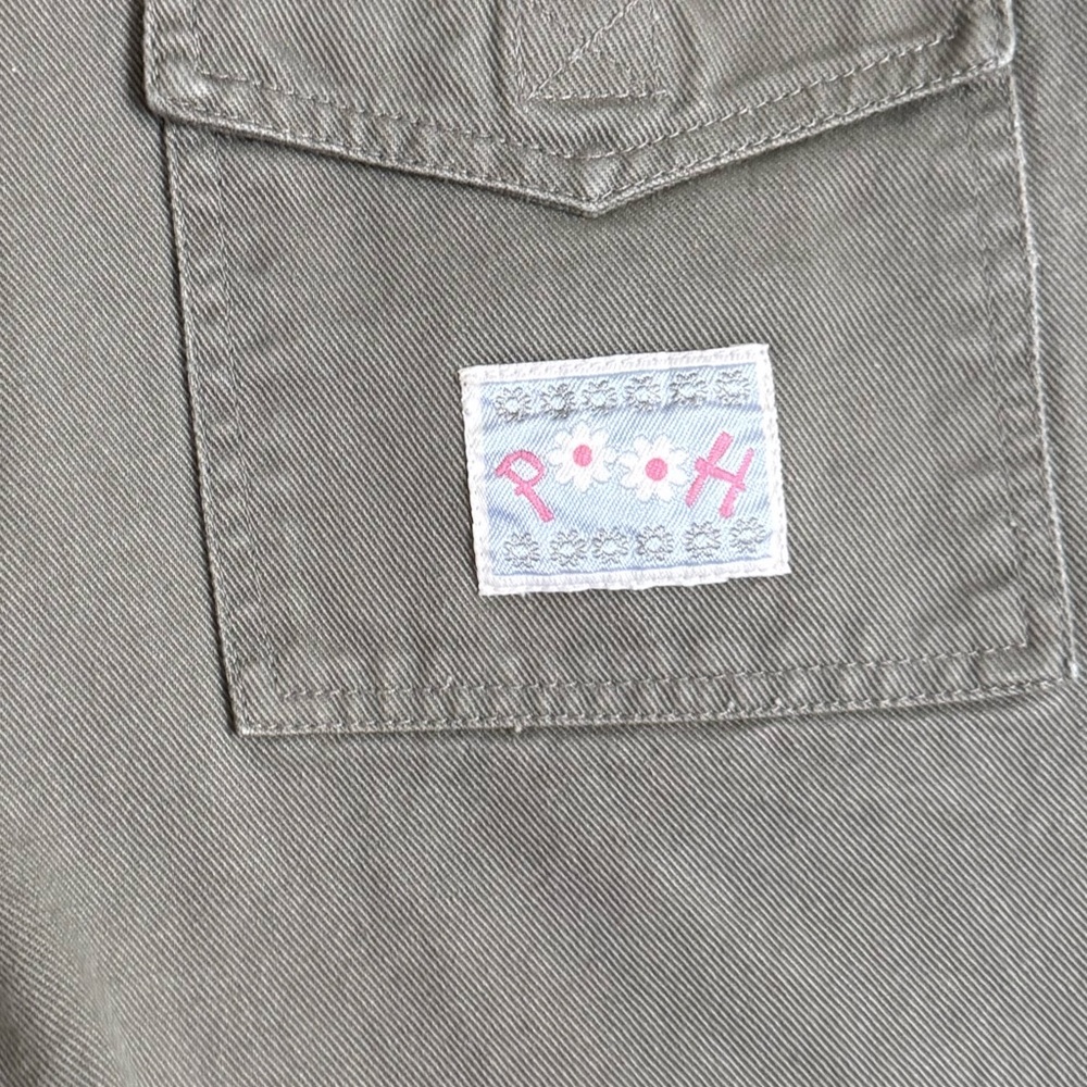 Winnie The Pooh Vintage Green Kids Overalls Size 10/12 - Picture 8 of 12